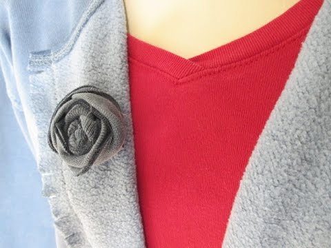Fabric Pin for Jacket Lapel - YouTube