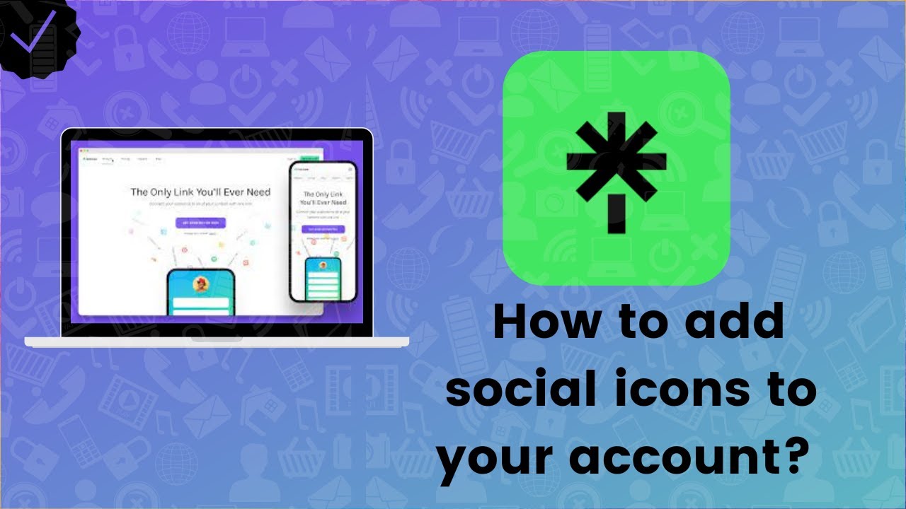How to add social icons to your account on Linktree?
