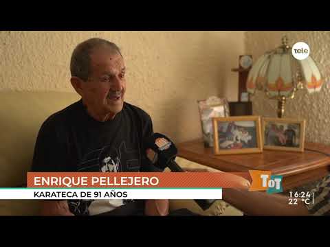 Enrique Pellejero, el conductor de ómnibus pionero en el karate