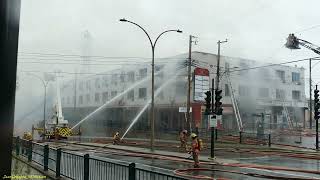 Incendie Fire 5497 Robert Burns Ch Côte-Saint-Luc Rd Montreal 10-15 5 Alarms
