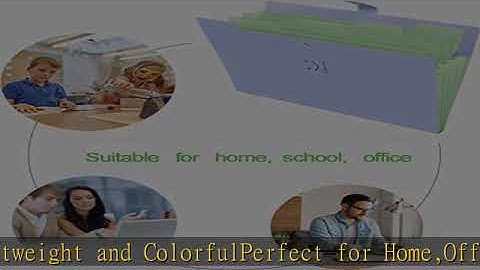 SKYDUE Letter A4 Paper Expanding File Folder Pockets Accordion Document Organizer (Purple)