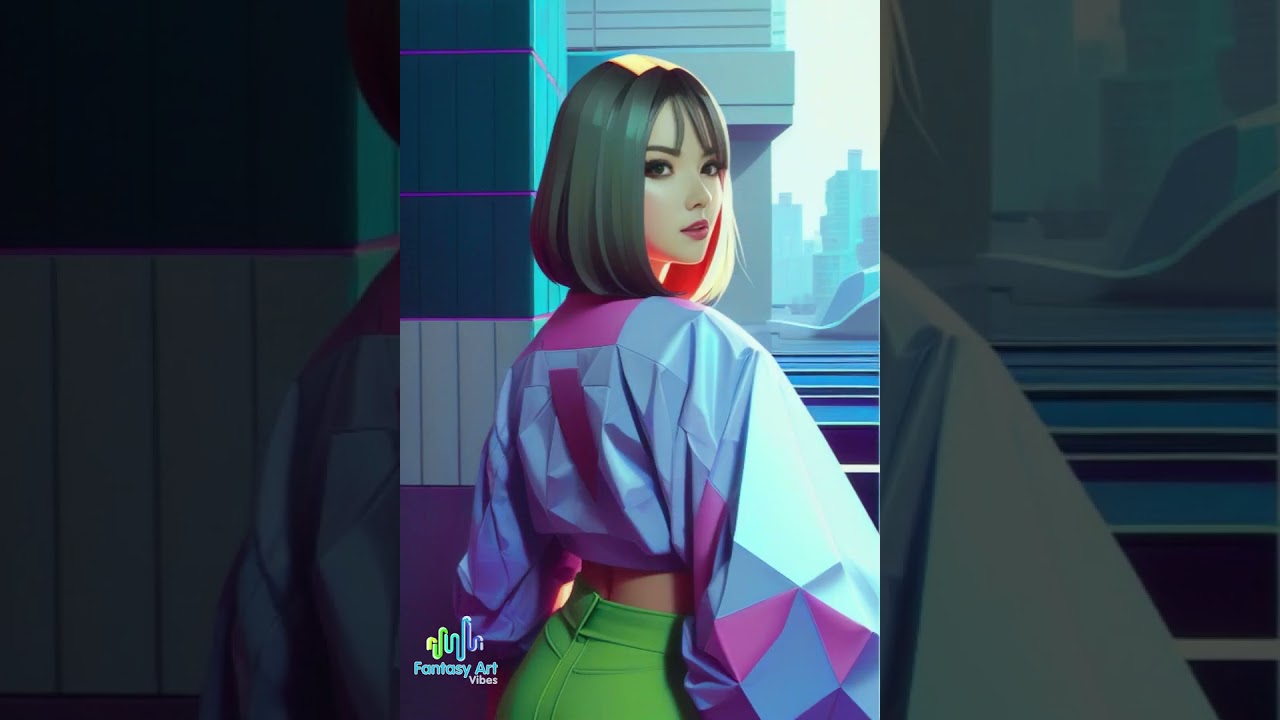 Beautiful Girl Artwork Dynamic Evolution In Time Lapse Morphing Art | Fantasy Digital Animation