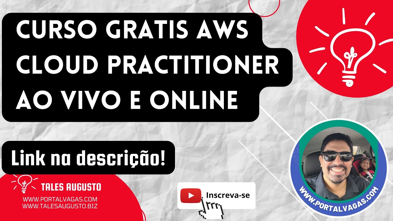 Curso GRATIS AWS Cloud Practitioner AO VIVO E ONLINE e Com CERTIFICADO ...