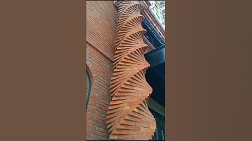 Amazing spiral Brick column Construction #shorts