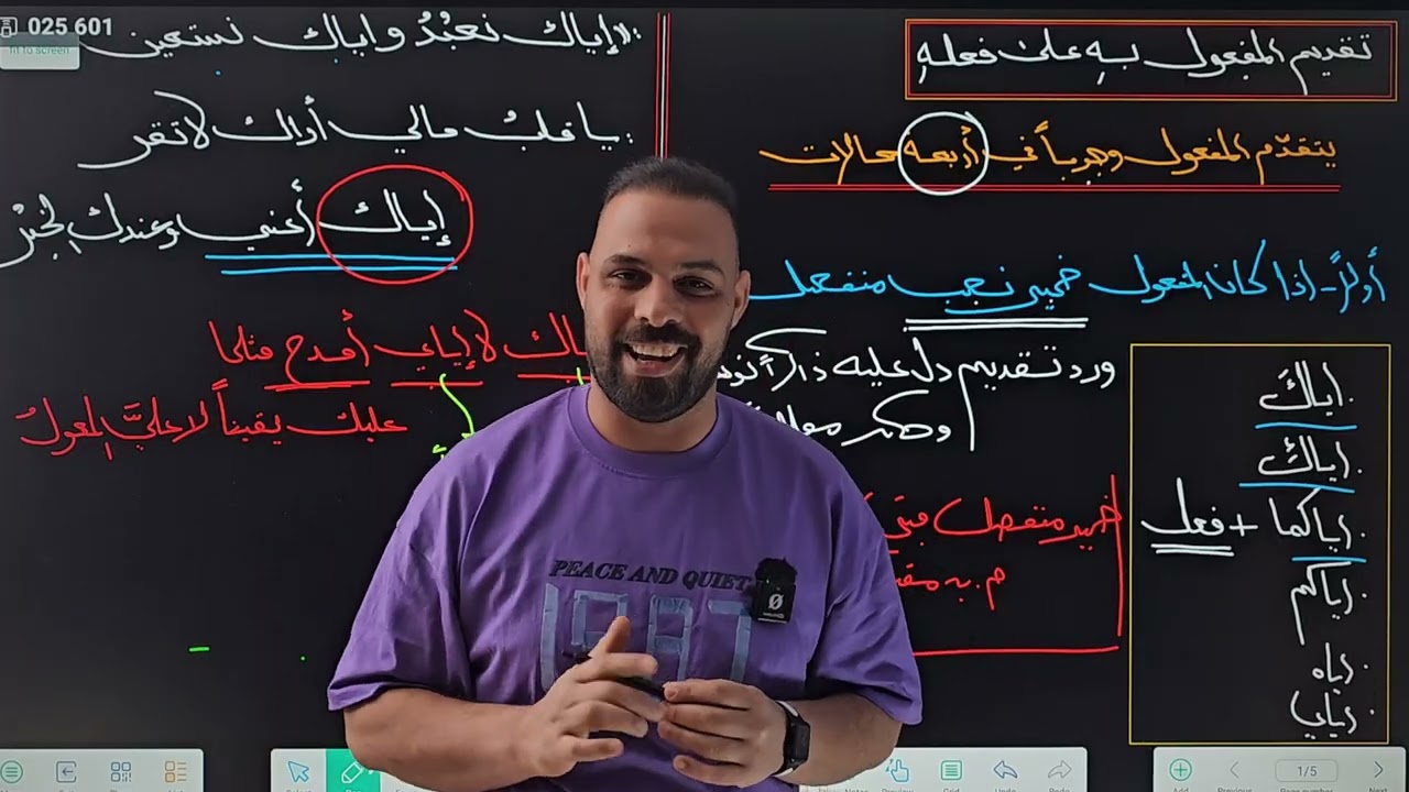 المراجعة المركزة// تفليش تقديم المفعول //✌️✌️السادس الإعدادي //٢٠٢٥