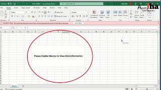 PleaseEnableMacrosToView BoQInformation | View BoQ I | Boq Issue | EnableMacros BOQ-AmitjhaTechnical screenshot 5