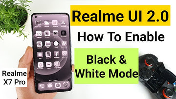 Realme UI 2.0 black & white tips & tricks features