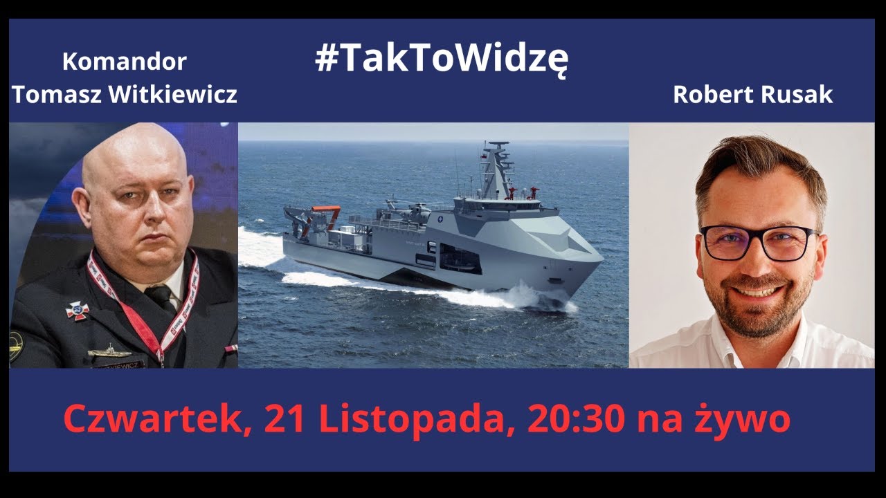 #Ratownik na horyzoncie! W #TakToWidzę kmdr Tomasz Witkiewicz