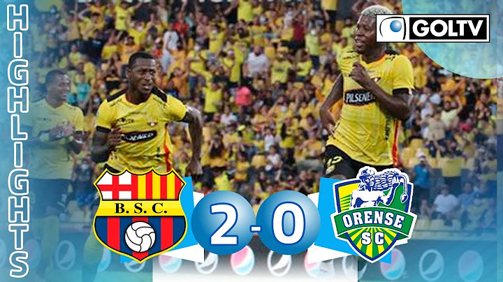 Barcelona SC 2 - 0 Orense SC | GOLES | Liga Pro Ecuador
