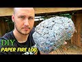 How to Make Paper Fire Log?