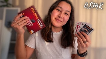 ASMR Playing a Card Game Together 🃏