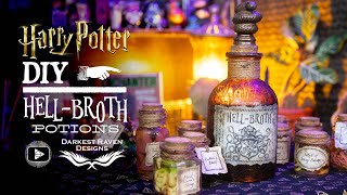 Hell-Broth Potion and Ingredients - Collab with Darkest Raven Designs!