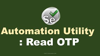 How to Automate OTP number using Selenium