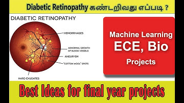 Diabetic Retinopathy Using Machine Learning - ECE | Bio Final Year Projects | Tips & Ideas| in Tamil