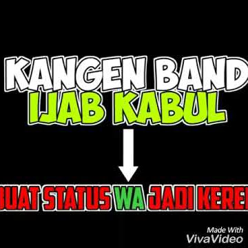 Status WA di jamin bikin baper. ijab kabuL