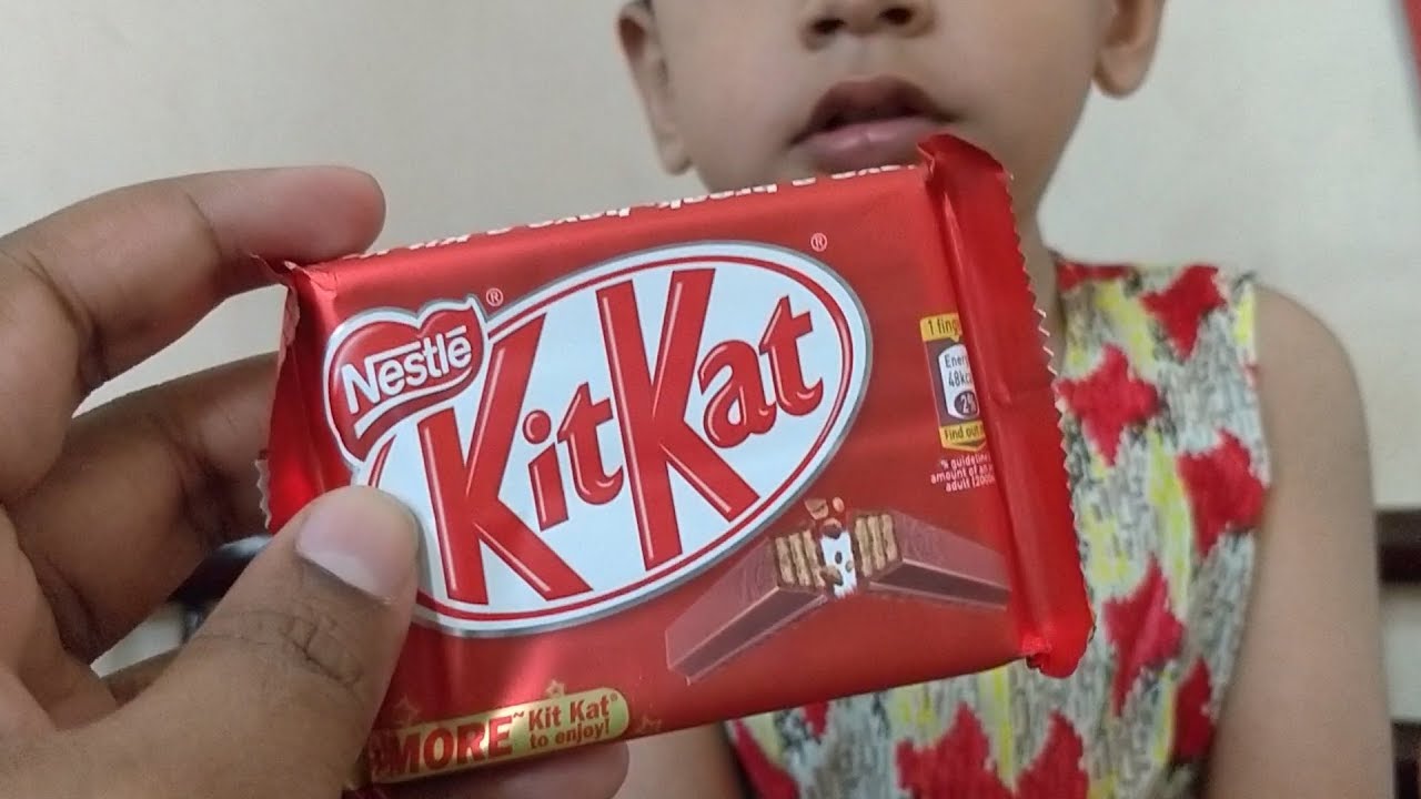 Kit Kat 2 Year Old Boy Eating KitKat YouTube