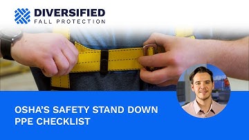 OSHA Safety Stand Down: Harness Checklist