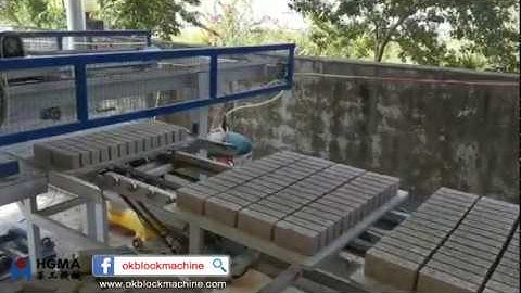 HGMA Brick pallet separator making forklift hole