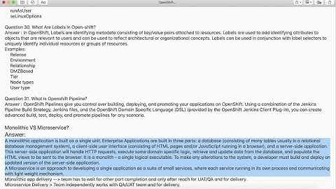 OpenShift Interview Questions and Answers | DevOps Interview Questions and Answers