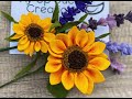 Stunning felt sunflower tutorial