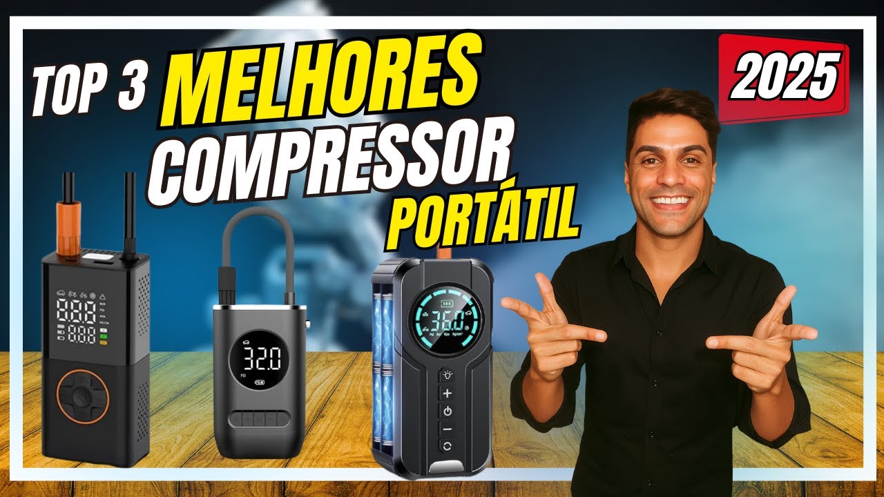 QUAL Melhor COMPRESSOR DE AR PORTÁTIL 2026? TOP MELHORES COMPRESSOR DE ...