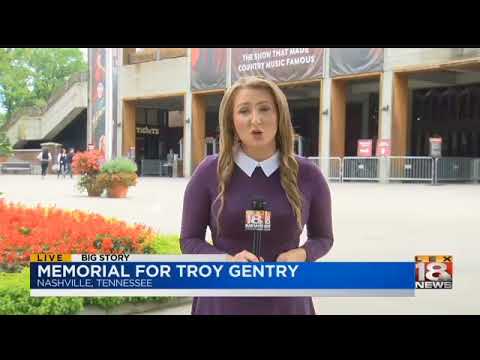 Memorial For Troy Gentry - YouTube