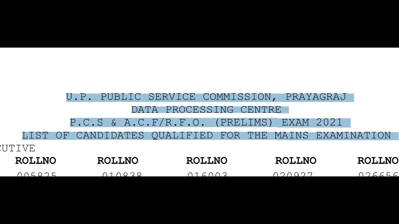 UPPCS Pre 2021 Result Out || UPPCS PRE Result 2021|| UPPCS Pre Result || Latest Update 