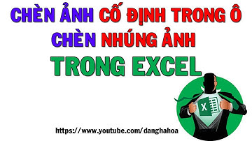 Chèn ảnh cố định trong ô - Chèn nhúng ảnh trong Excel | Fit image in a cell - Embed image in Excel