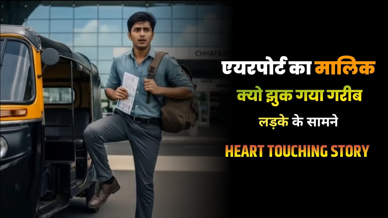 एयरपोर्ट का मालिक भी झुक गया! गरीब लड़के की असली पहचान जानकर सब दंग 