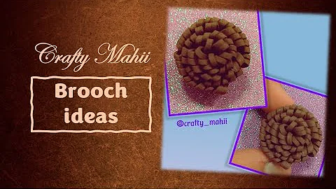 Brooch ideas ll DIY ll Tutorial ll #foamsheet craft ll #youtubeshorts #youtubeviralshorts