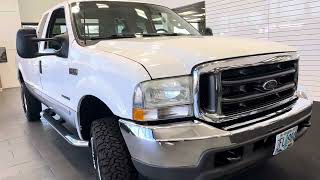 #15239 2003 FORD F350 LONG BED 7.3L 6SPD MANUAL 105K mls 4X4 1OWNER 0 RUST B&W 5th wheel new 33s