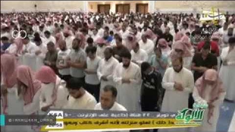 الليلة  الخامسة كاملة رمضان 1438 للشيخ ناصر القطامي  'تلاوةرائعة باكية سورة ال عمران"