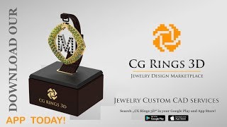 3D CAD Collection of Pendants with Initials video