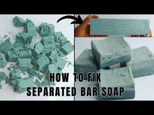 HOW TO: Fix your Separated Bar Soap #barsoap #soap