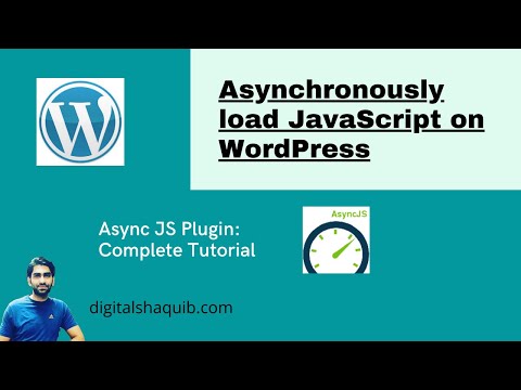Async JavaScript WordPress