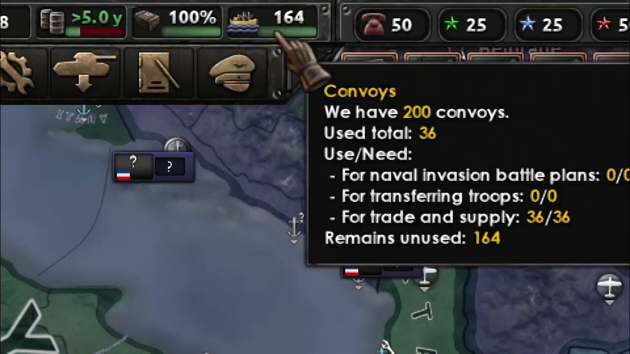 hoi4 Transportes/convoys para que son? YouTube