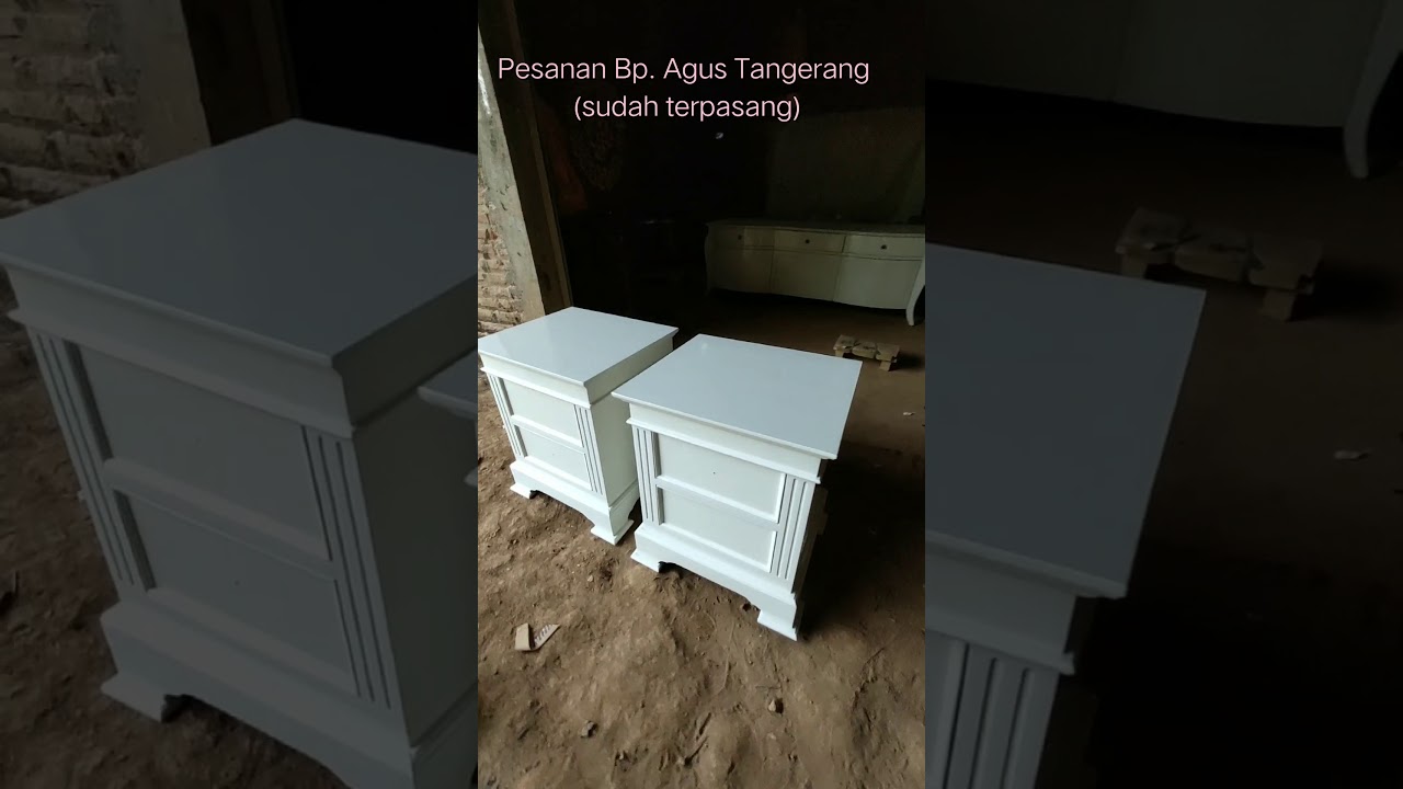 Lemari Pakaian Minimalis  Cat  Duco Kayu Jepara Full Plafon  Tinggi Andris Mebel YouTube