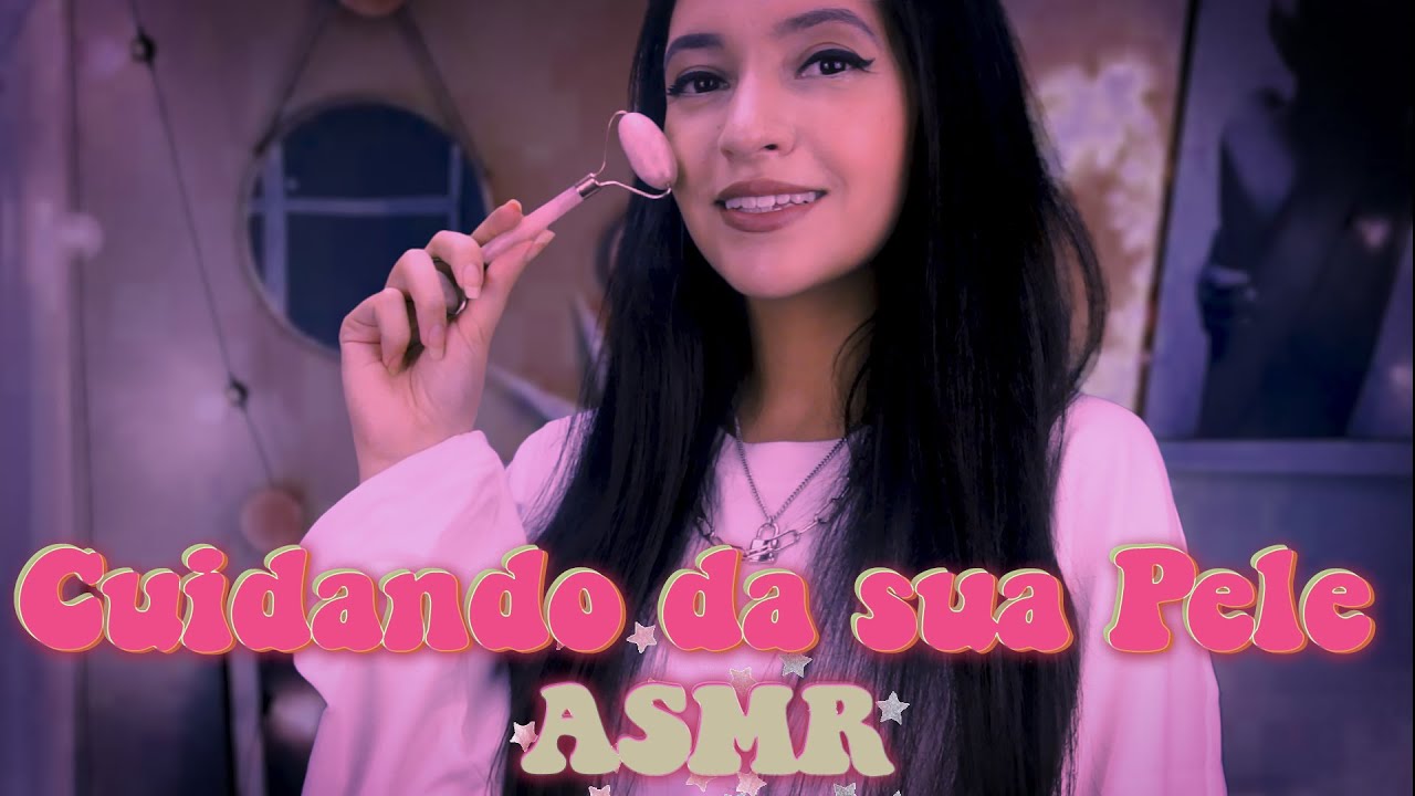 ASMR Antes de Dormir ☾ Cuidando da sua Pele: Limpeza & Massagem Até Você Dormir l ASMR BR