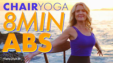 8 Min Chair Yoga to Tone & Strengthen Your ABS