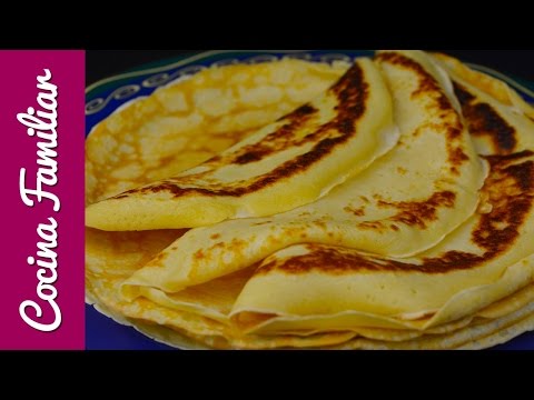 Receta para hacer crepes. Recetas de morroneo | Javier Romero