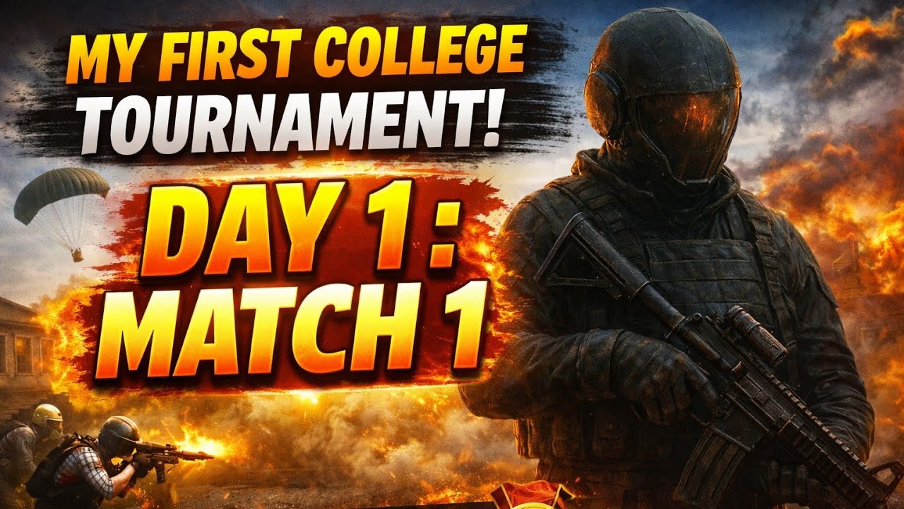 First College BGMI Tournament | Day 1 Match 1 🔥 #BGMI #CollegeEsports