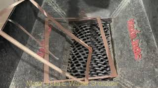 E-waste Shredder Machine, E-waste Crusher, PCB board Shredder, Electronics #WasteShreddingMachine,