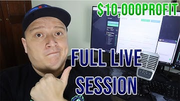 LIVE RECORDING with BinBot Pro - $10,000+ EARNINGS // FULL Live Session!