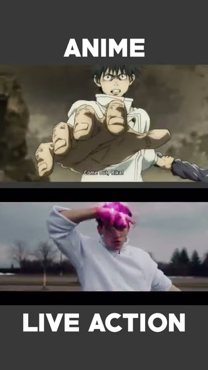 Anime vs. Live Action | Jujutsu Kaisen 0 VFX #shorts