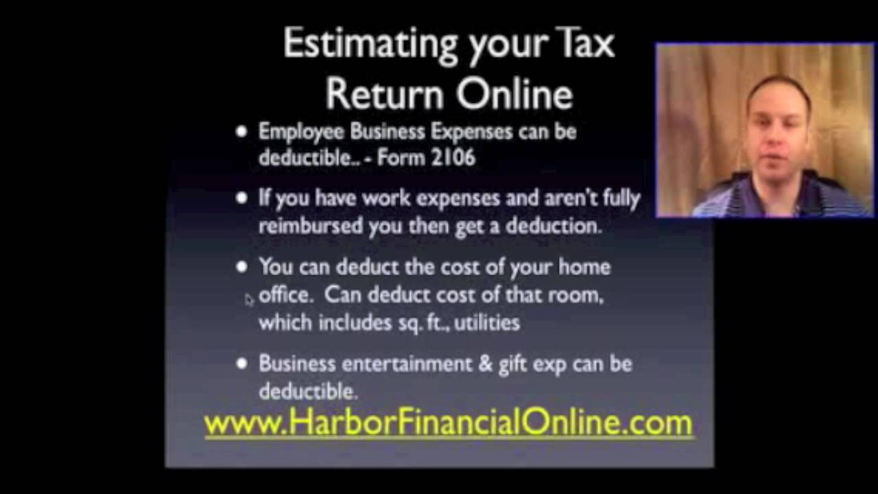 tax estimate return
