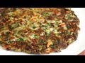 Korean style vegetable pancake ("yachaejeon")