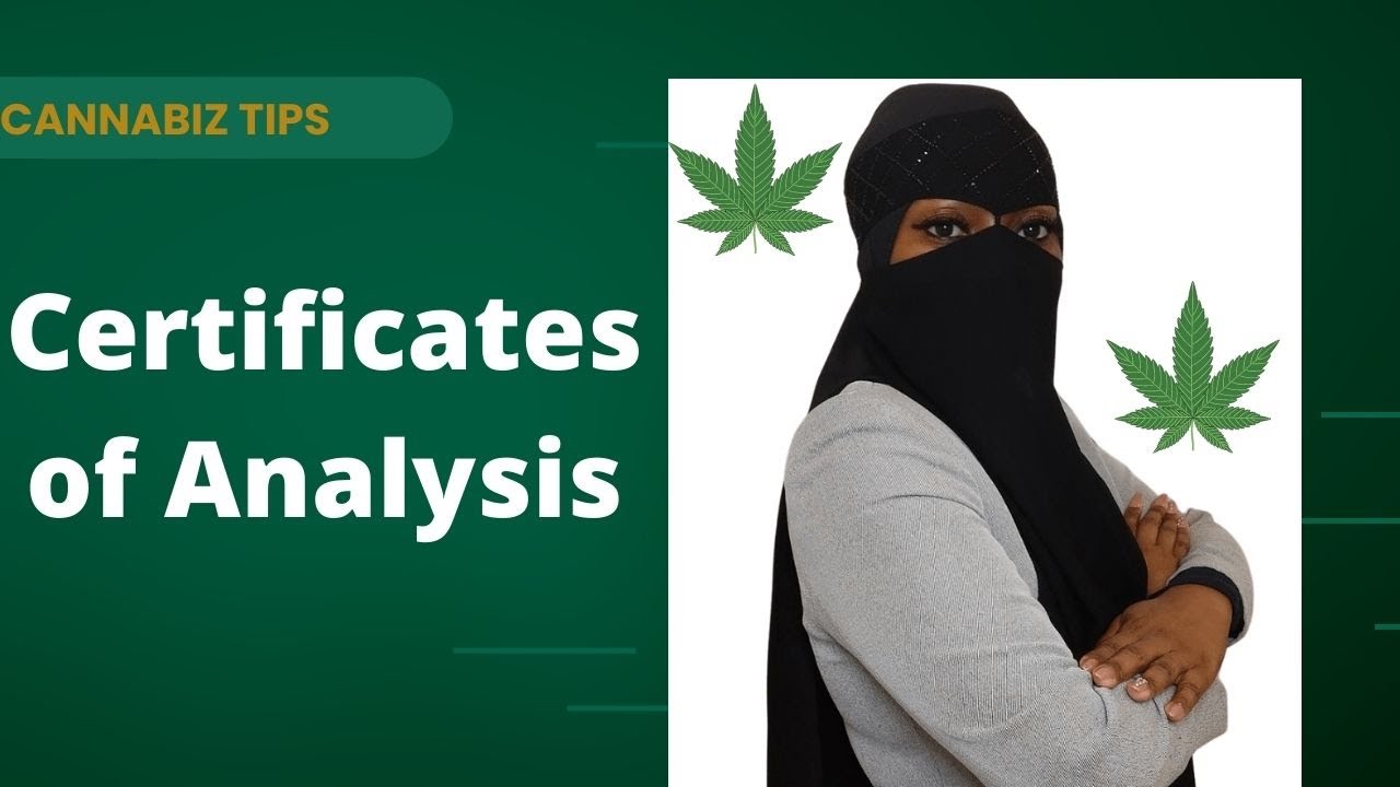 Certificates of Analysis