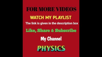 PHYSICS IMPORTANT PREVIOUS PROBLEMS WITH SOLUTIONS ||CLASS 12/EAMCET/NEET/IITJEE.