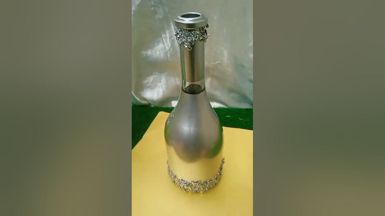 DIY COMMENT DÉCORER UNE BOUTEILLE EN VERRE? #diy #Déco
