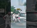 Road Raging Driver Hits Man's Car Window